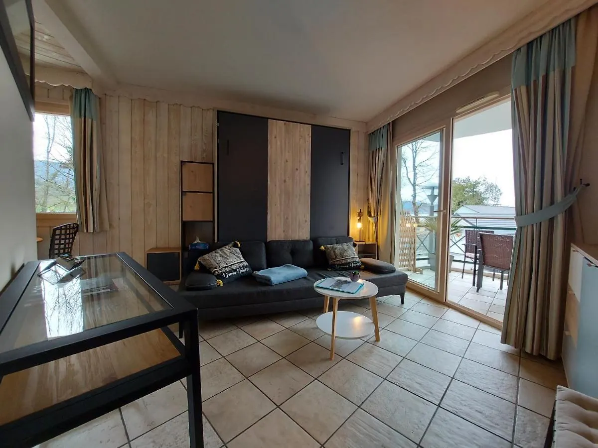 Logement Avec Terrasse Sur Lac, Tout Confort, Dans Residence Avec Plage Et Ponton Privee Duingt 0*,  France